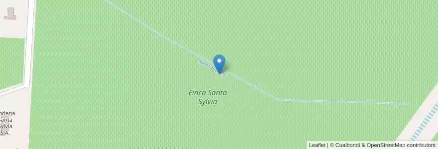 Mapa de ubicacion de Finca Santa Sylvia en Argentinien, San Juan, Chile, Zonda.
