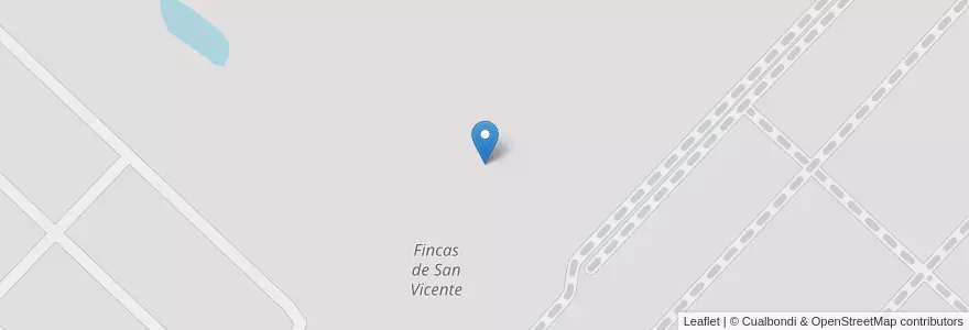 Mapa de ubicacion de Fincas de San Vicente en アルゼンチン, ブエノスアイレス州, Partido De San Vicente.