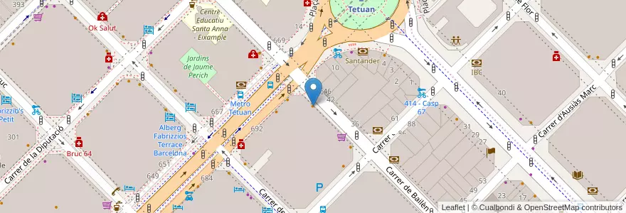 Mapa de ubicacion de Firefly en 西班牙, Catalunya, Barcelona, Barcelonès, Barcelona.