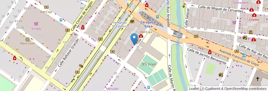 Mapa de ubicacion de Fisiomez en إسبانيا, أرغون, سرقسطة, Zaragoza, سرقسطة.