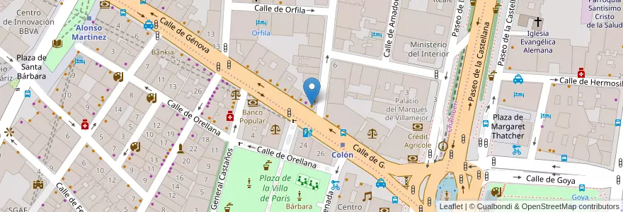 Mapa de ubicacion de Fit Food en إسبانيا, منطقة مدريد, منطقة مدريد, Área Metropolitana De Madrid Y Corredor Del Henares, مدريد.