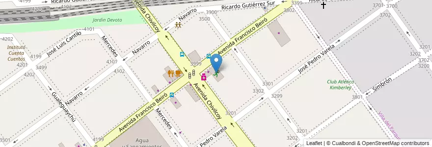 Mapa de ubicacion de Fit Point, Villa Devoto en Аргентина, Буэнос-Айрес, Буэнос-Айрес, Comuna 11.