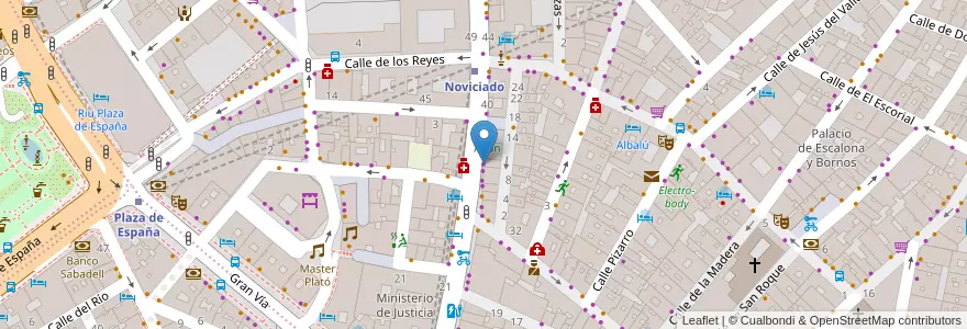 Mapa de ubicacion de Fitipaldi en Испания, Мадрид, Мадрид, Área Metropolitana De Madrid Y Corredor Del Henares, Мадрид.