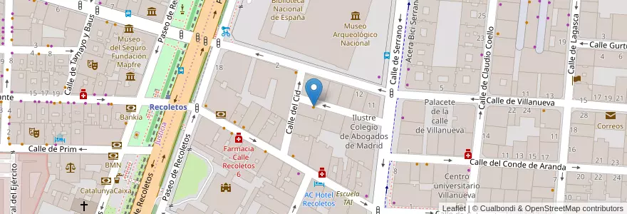 Mapa de ubicacion de Flavia en 西班牙, Comunidad De Madrid, Comunidad De Madrid, Área Metropolitana De Madrid Y Corredor Del Henares, Madrid.