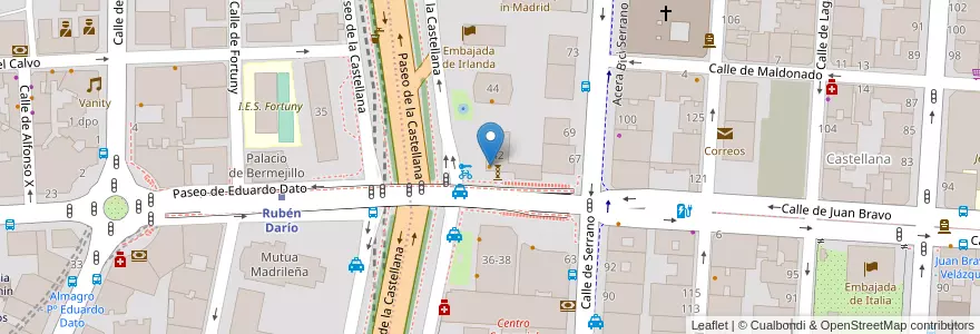 Mapa de ubicacion de Flores de Alcachofa en Spain, Community Of Madrid, Community Of Madrid, Área Metropolitana De Madrid Y Corredor Del Henares, Madrid.
