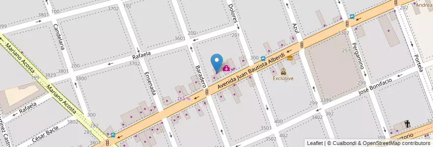 Mapa de ubicacion de Florimar Oli, Floresta en آرژانتین, Ciudad Autónoma De Buenos Aires, Buenos Aires, Comuna 10.