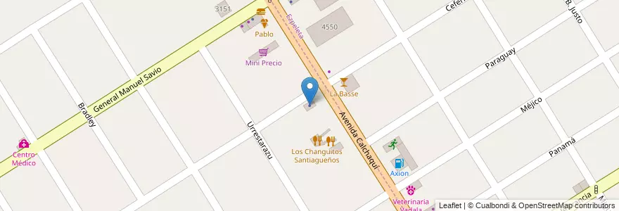 Mapa de ubicacion de FM 90.7 Iglesia de la Avenida Calchaquí en Arjantin, Buenos Aires, Partido De Quilmes, Quilmes.