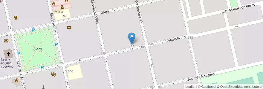 Mapa de ubicacion de Fm del Sol 102.3 Carlos Tejedor en Arjantin, Buenos Aires, Partido De Carlos Tejedor, Carlos Tejedor, Carlos Tejedor.