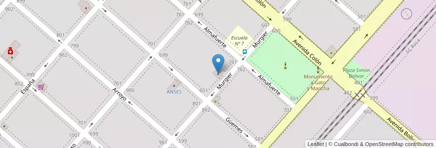 Mapa de ubicacion de FM Mágica en アルゼンチン, ブエノスアイレス州, Partido De Ayacucho, Ayacucho.