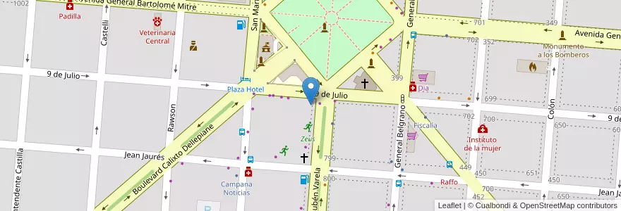 Mapa de ubicacion de FM Santa Maria en アルゼンチン, ブエノスアイレス州, Partido De Campana.