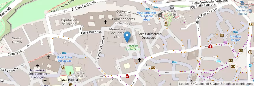 Mapa de ubicacion de Fomento / Demarcación de Carreteras del Estado en İspanya, Castilla-La Mancha, Toledo, Toledo, Toledo.