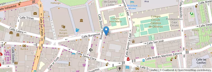 Mapa de ubicacion de Form@ Uno en اسپانیا, Castilla Y León, Burgos, Alfoz De Burgos, Burgos.