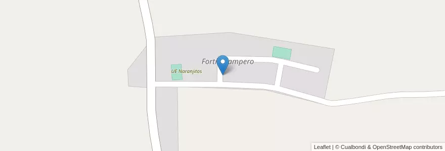 Mapa de ubicacion de Fortín Campero en Bermejo.