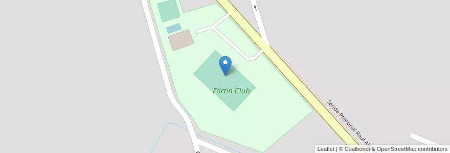Mapa de ubicacion de Fortín Club en アルゼンチン, ブエノスアイレス州, Partido De Villarino.