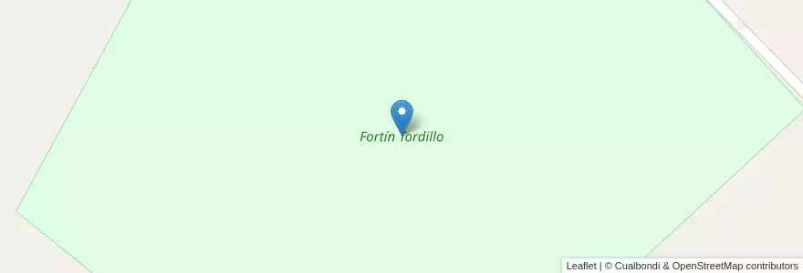 Mapa de ubicacion de Fortín Tordillo en Arjantin, Buenos Aires, Partido De Daireaux.