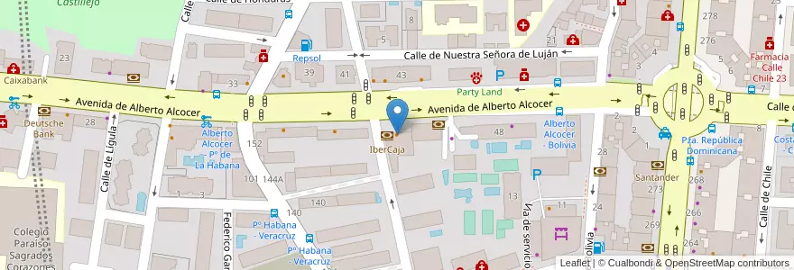 Mapa de ubicacion de Forty Six en スペイン, マドリード州, Comunidad De Madrid, Área Metropolitana De Madrid Y Corredor Del Henares, Madrid.