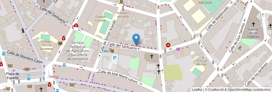 Mapa de ubicacion de Forum Bar en Sepanyol, Castilla Y León, Valladolid, Valladolid.
