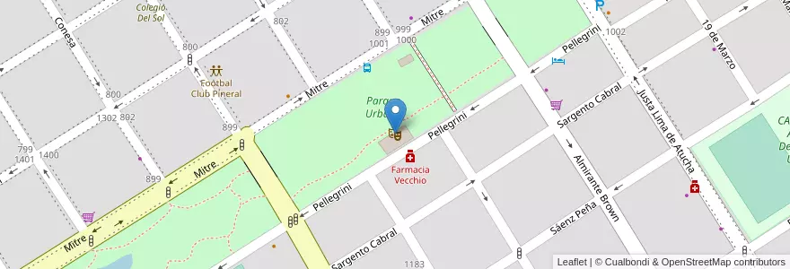 Mapa de ubicacion de Forum Cultural en アルゼンチン, ブエノスアイレス州, Partido De Zárate.