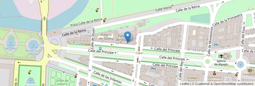 Mapa de ubicacion de Foster´s Hollywod en スペイン, マドリード州, Comunidad De Madrid, Las Vegas, Aranjuez.
