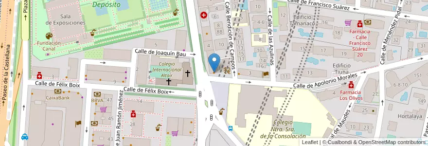 Mapa de ubicacion de Foster's Hollywood en España, Comunidad De Madrid, Comunidad De Madrid, Área Metropolitana De Madrid Y Corredor Del Henares, Madrid.