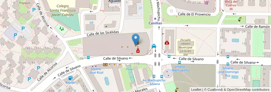Mapa de ubicacion de Foster's Hollywood en 西班牙, Comunidad De Madrid, Comunidad De Madrid, Área Metropolitana De Madrid Y Corredor Del Henares, Madrid.