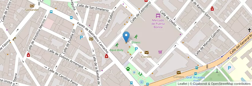 Mapa de ubicacion de Foster's Hollywood Vistalegre en España, Comunidad De Madrid, Comunidad De Madrid, Área Metropolitana De Madrid Y Corredor Del Henares, Madrid.