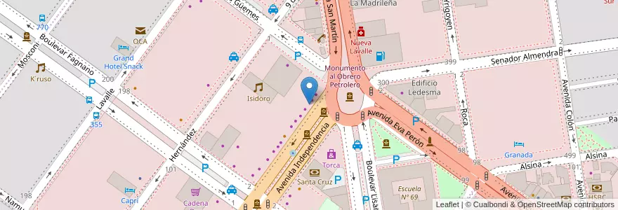 Mapa de ubicacion de Fotografos en Argentinië, Santa Cruz, Chili, Mercado De La Ciudad, Deseado, Caleta Olivia.