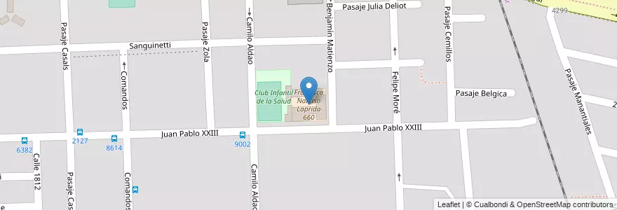Mapa de ubicacion de Francisco Narciso Laprida 660 en Arjantin, Santa Fe, Departamento Rosario, Municipio De Rosario, Rosario.
