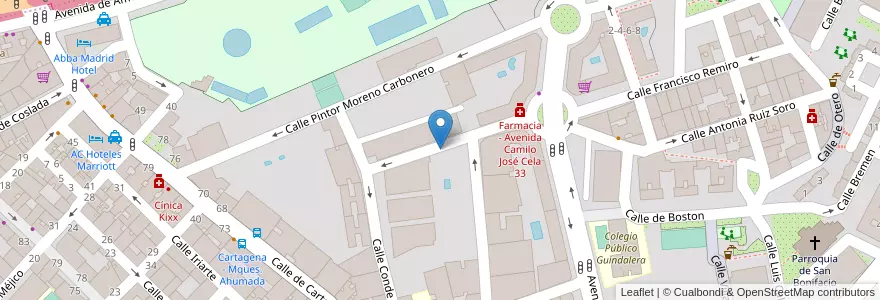 Mapa de ubicacion de FRANCISCO REMIRO, CALLE, DE,4 en Espagne, Communauté De Madrid, Communauté De Madrid, Área Metropolitana De Madrid Y Corredor Del Henares, Madrid.