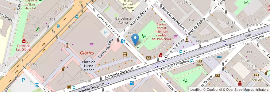Mapa de ubicacion de FRATELLI LA BUFALA en 스페인, Catalunya, Barcelona, Barcelonès, 바르셀로나.