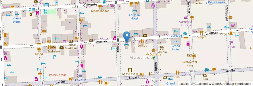 Mapa de ubicacion de Fratello, San Nicolas en Argentina, Ciudad Autónoma De Buenos Aires, Comuna 1, Buenos Aires.