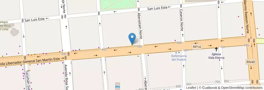 Mapa de ubicacion de FreeHand Tattoo Bar en الأرجنتين, سان خوان, تشيلي, Capital.
