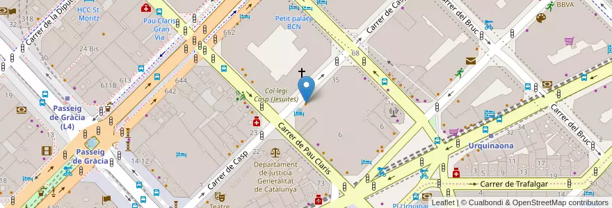 Mapa de ubicacion de Fresc Co en Spanje, Catalonië, Barcelona, Barcelonès, Barcelona.