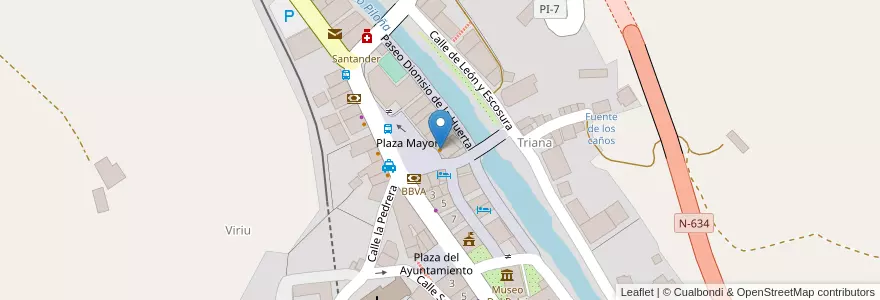 Mapa de ubicacion de Fresh en إسبانيا, أستورياس, أستورياس, Piloña.