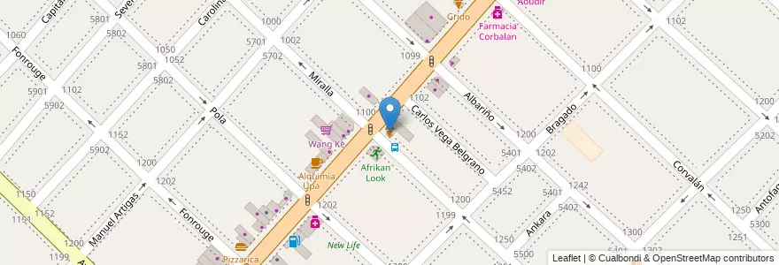 Mapa de ubicacion de Fresh, Mataderos en آرژانتین, Ciudad Autónoma De Buenos Aires, Comuna 9, Buenos Aires.