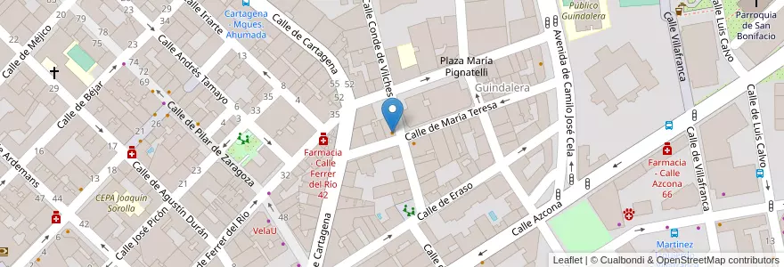 Mapa de ubicacion de Fresno en Испания, Мадрид, Мадрид, Área Metropolitana De Madrid Y Corredor Del Henares, Мадрид.
