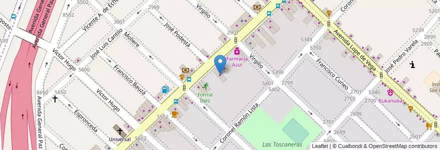 Mapa de ubicacion de Fric-Rot, Villa Real en الأرجنتين, بوينس آيرس, Comuna 10, Partido De Tres De Febrero.