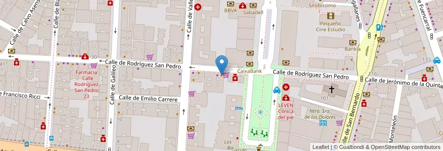 Mapa de ubicacion de Friend's Coffee en スペイン, マドリード州, Comunidad De Madrid, Área Metropolitana De Madrid Y Corredor Del Henares, Madrid.