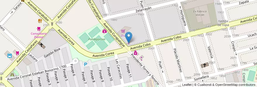 Mapa de ubicacion de Frigorifico Alma Fuerte, Parque Chacabuco en アルゼンチン, Ciudad Autónoma De Buenos Aires, Comuna 7, ブエノスアイレス.