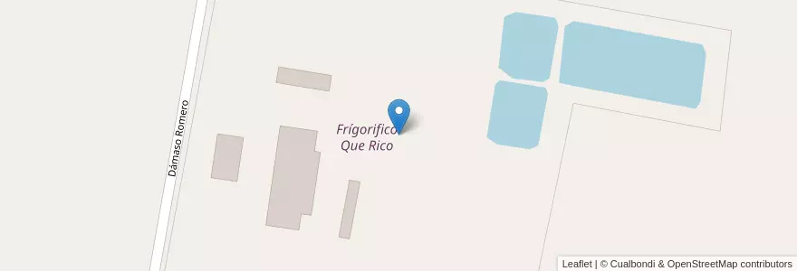 Mapa de ubicacion de Frígorifico Que Rico en 阿根廷, 布宜诺斯艾利斯省, Partido De Carmen De Areco.