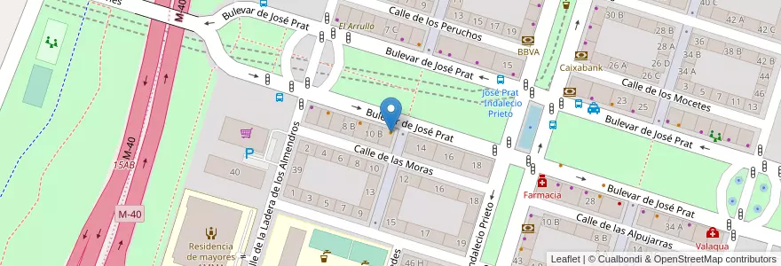 Mapa de ubicacion de Fu Li Hua en Spagna, Comunidad De Madrid, Comunidad De Madrid, Área Metropolitana De Madrid Y Corredor Del Henares, Madrid.