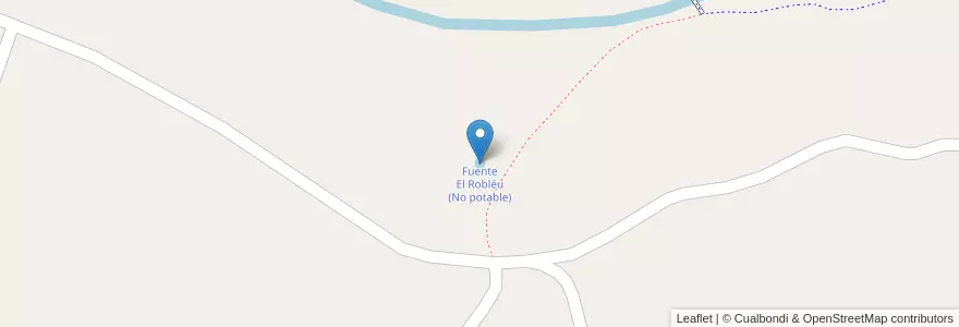 Mapa de ubicacion de Fuente El Robléu (No potable) en İspanya, Asturias, Asturias, Siero.