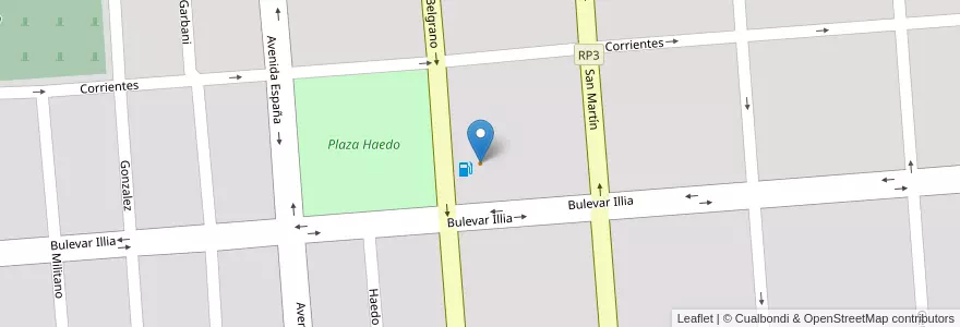 Mapa de ubicacion de FULL en Argentina, Córdova, Departamento Unión, Pedanía Bell Ville, Municipio De Bell Ville, Bell Ville.
