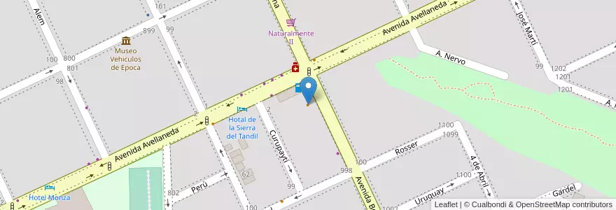 Mapa de ubicacion de Full en Argentina, Buenos Aires, Partido De Tandil, Tandil.