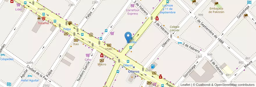 Mapa de ubicacion de Full Pago, Palermo en アルゼンチン, Ciudad Autónoma De Buenos Aires, ブエノスアイレス, Comuna 14.