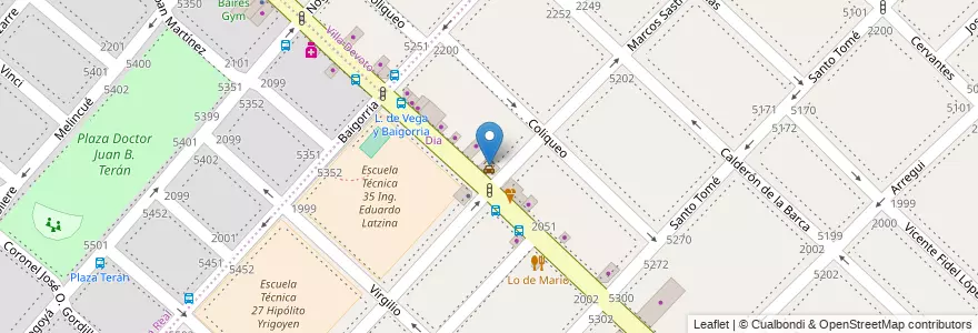 Mapa de ubicacion de Full Wash, Monte Castro en 아르헨티나, Ciudad Autónoma De Buenos Aires, 부에노스아이레스, Comuna 10.