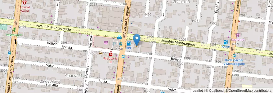 Mapa de ubicacion de Full en Arjantin, Misiones, Departamento Capital, Municipio De Posadas, Posadas.
