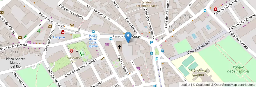 Mapa de ubicacion de Fundac.Benefico Social Cristo De La Paz en Испания, Мадрид, Мадрид, Área Metropolitana De Madrid Y Corredor Del Henares, Alcalá De Henares.