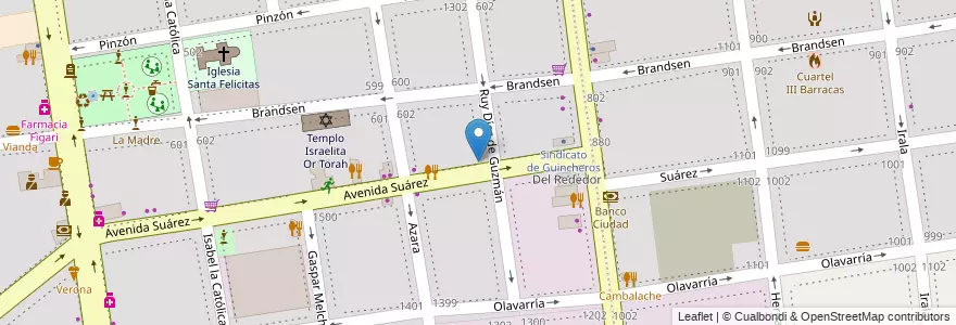 Mapa de ubicacion de Fundación Alfredo L. Palacios, Barracas en Argentina, Autonomous City Of Buenos Aires, Comuna 4, Autonomous City Of Buenos Aires.