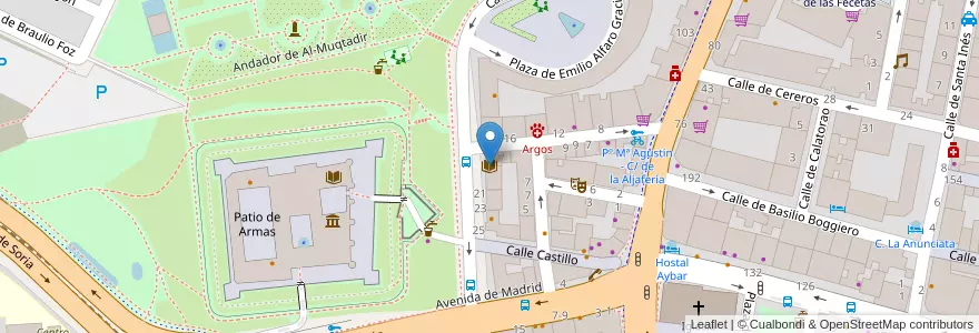 Mapa de ubicacion de Fundación Manuel Giménez Abad en Spanje, Aragón, Zaragoza, Zaragoza, Zaragoza.